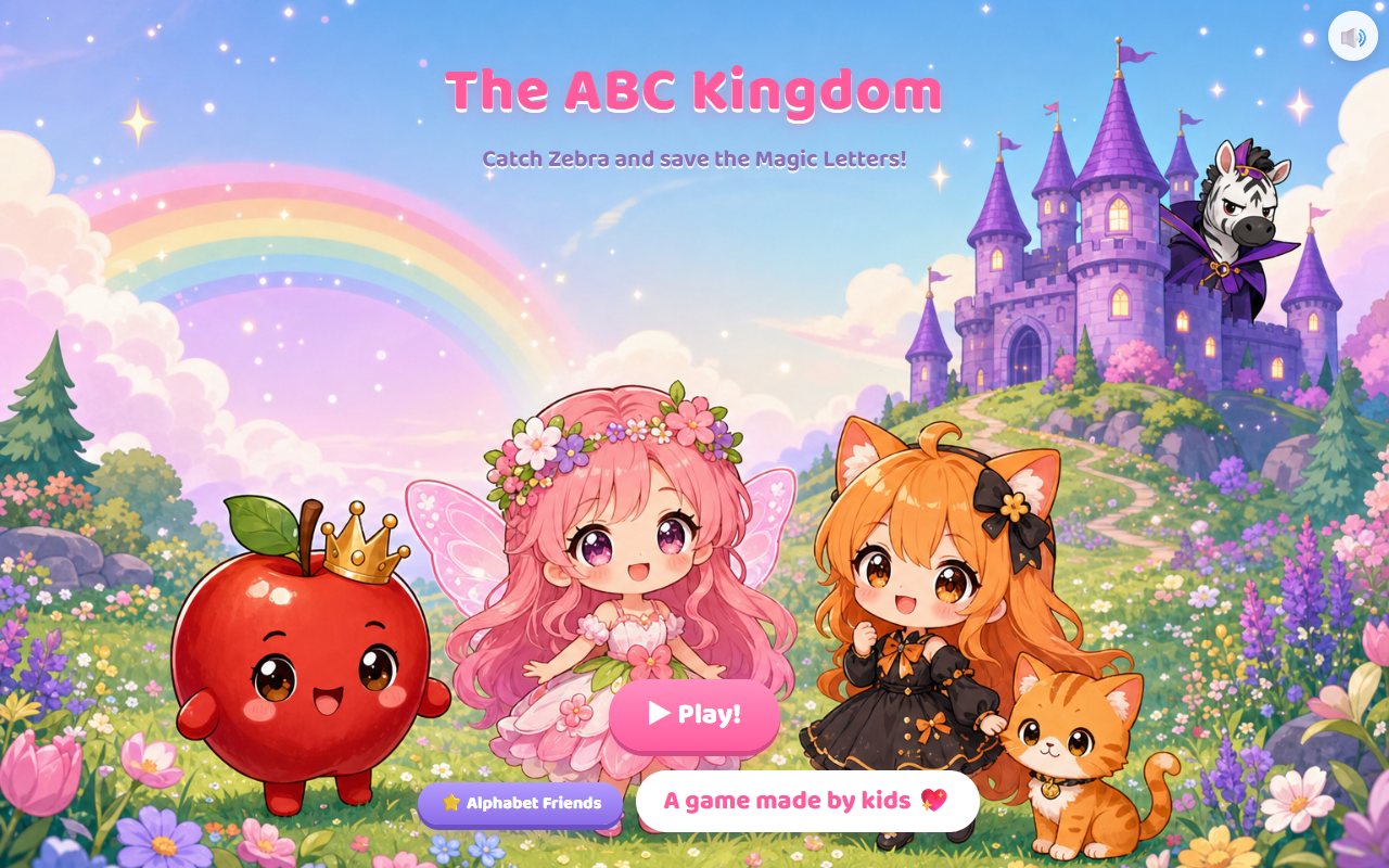 The ABC Kingdom learn to read game