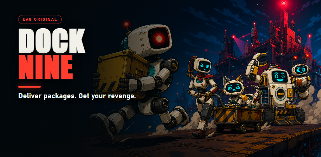 Dock Nine robot courier
