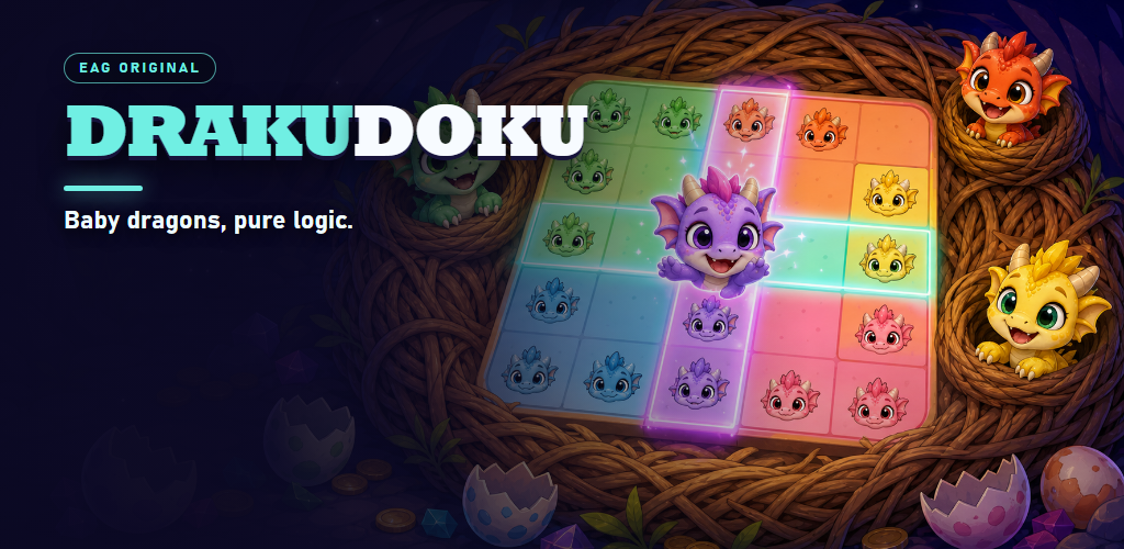 Drakudoku baby dragon logic puzzle