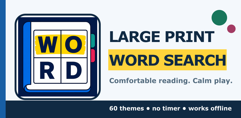 Large Print Word Search